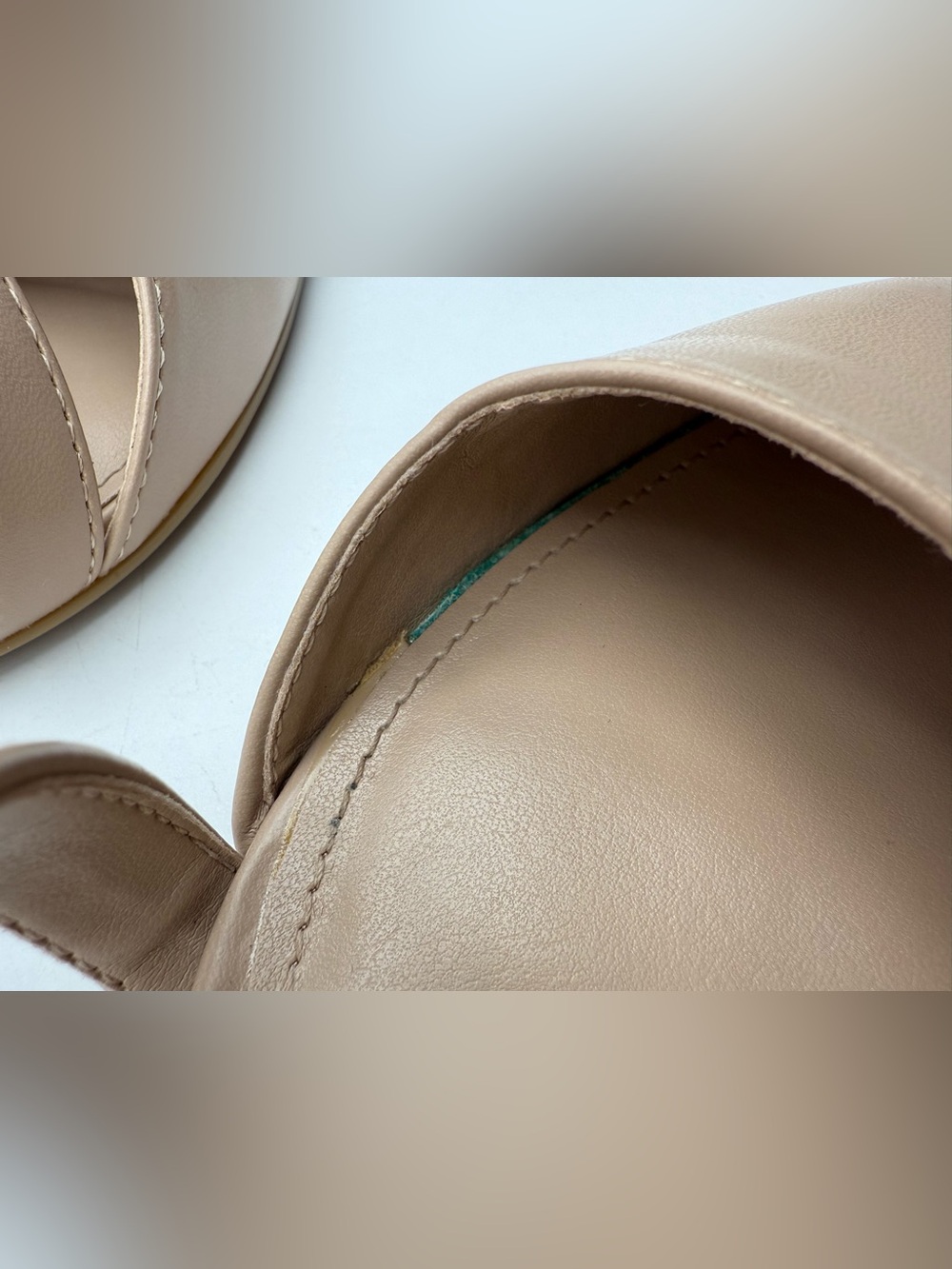 Calvin Klein Tan Pointed-Toe Slingback Heels - Picture 2 of 8